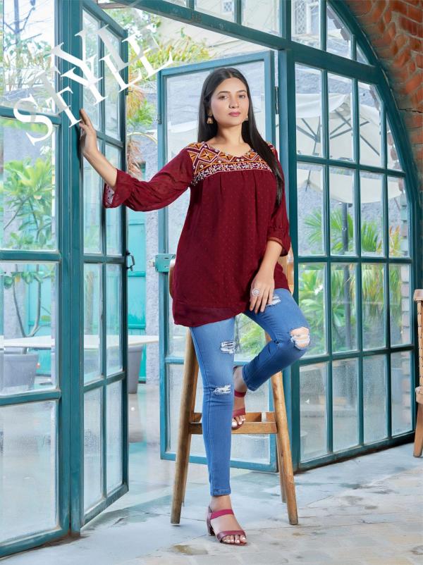 Tips And Tops Insta Girl Vol 3 Fancy Western Top Collection